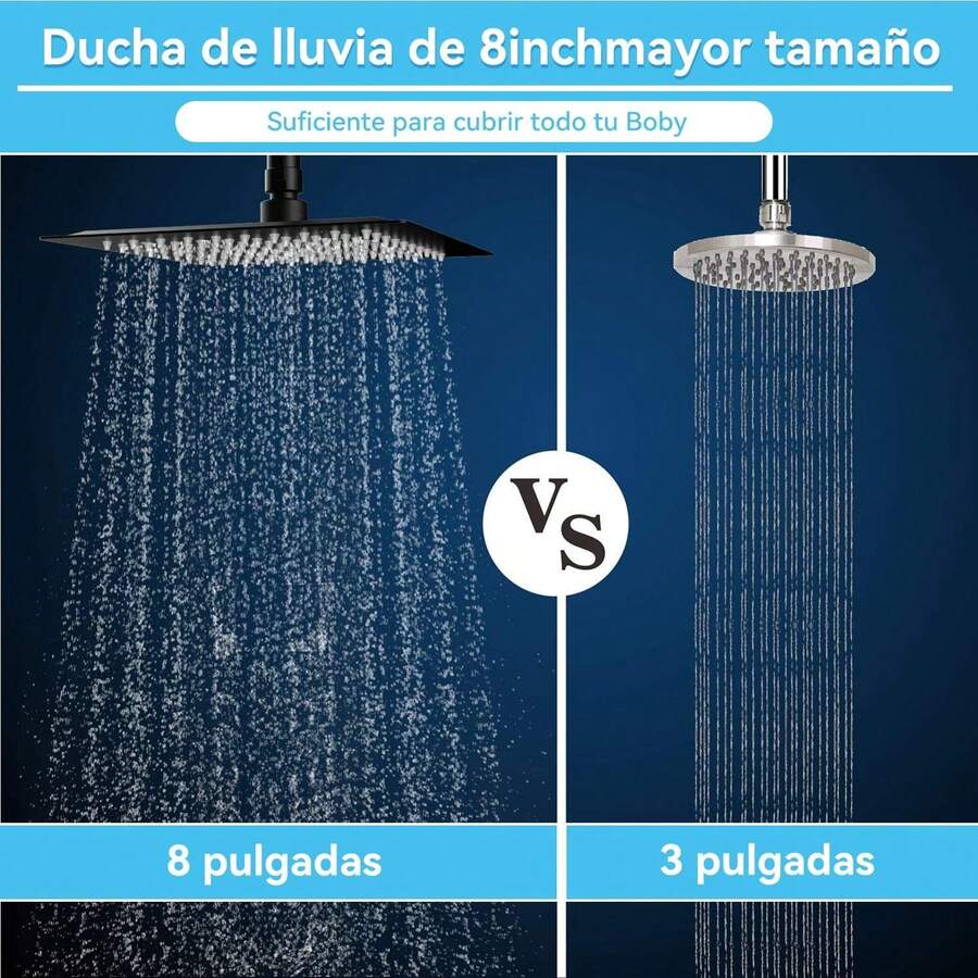 Kit De Regadera Cuadrada