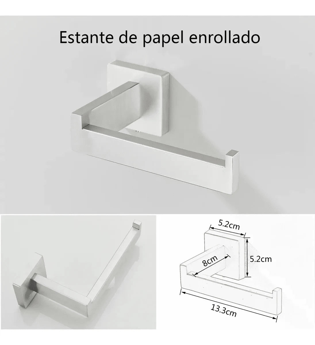 Mcmxtap Negro Juego de 4 Accesorios de baño Barra de Toallas de Acero Inoxidable