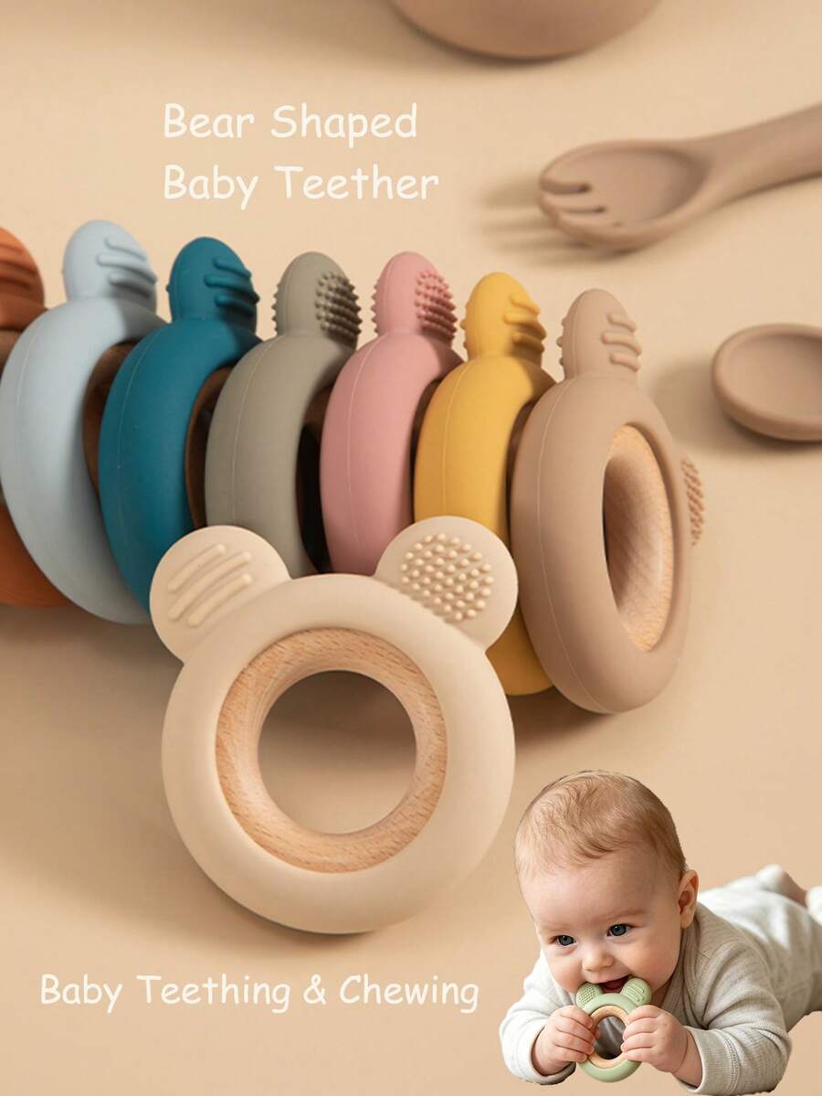 Juguete de dentición de silicona para bebés
