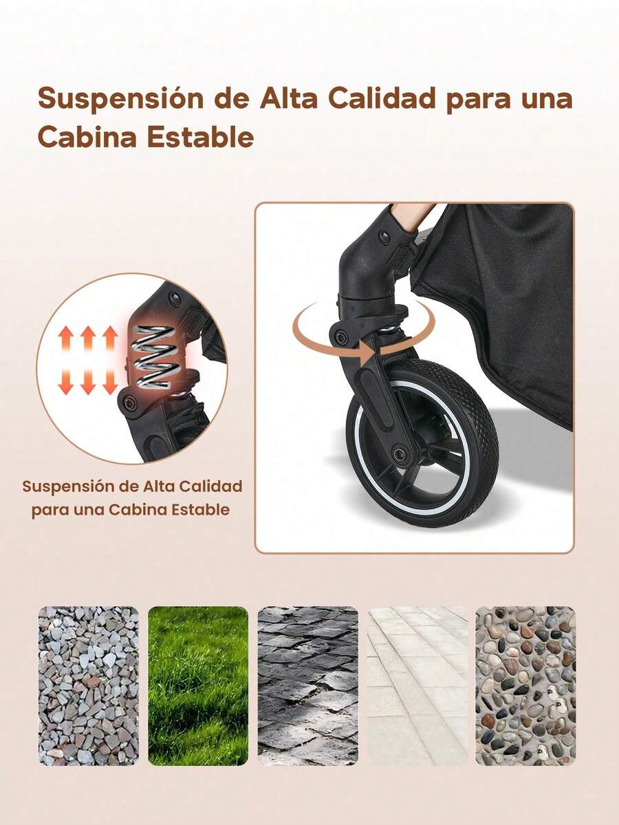Cochecito de bebé reversible