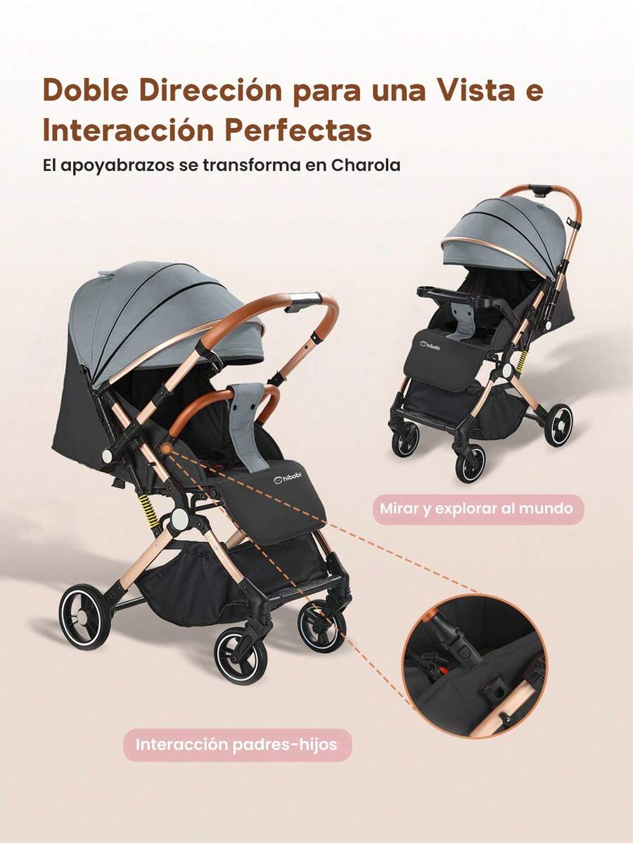 Cochecito de bebé reversible