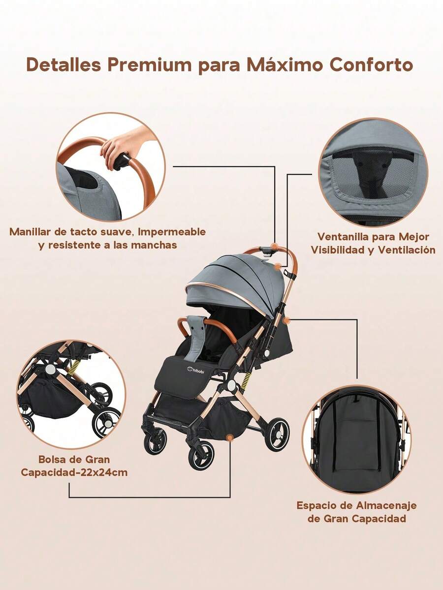 Cochecito de bebé reversible