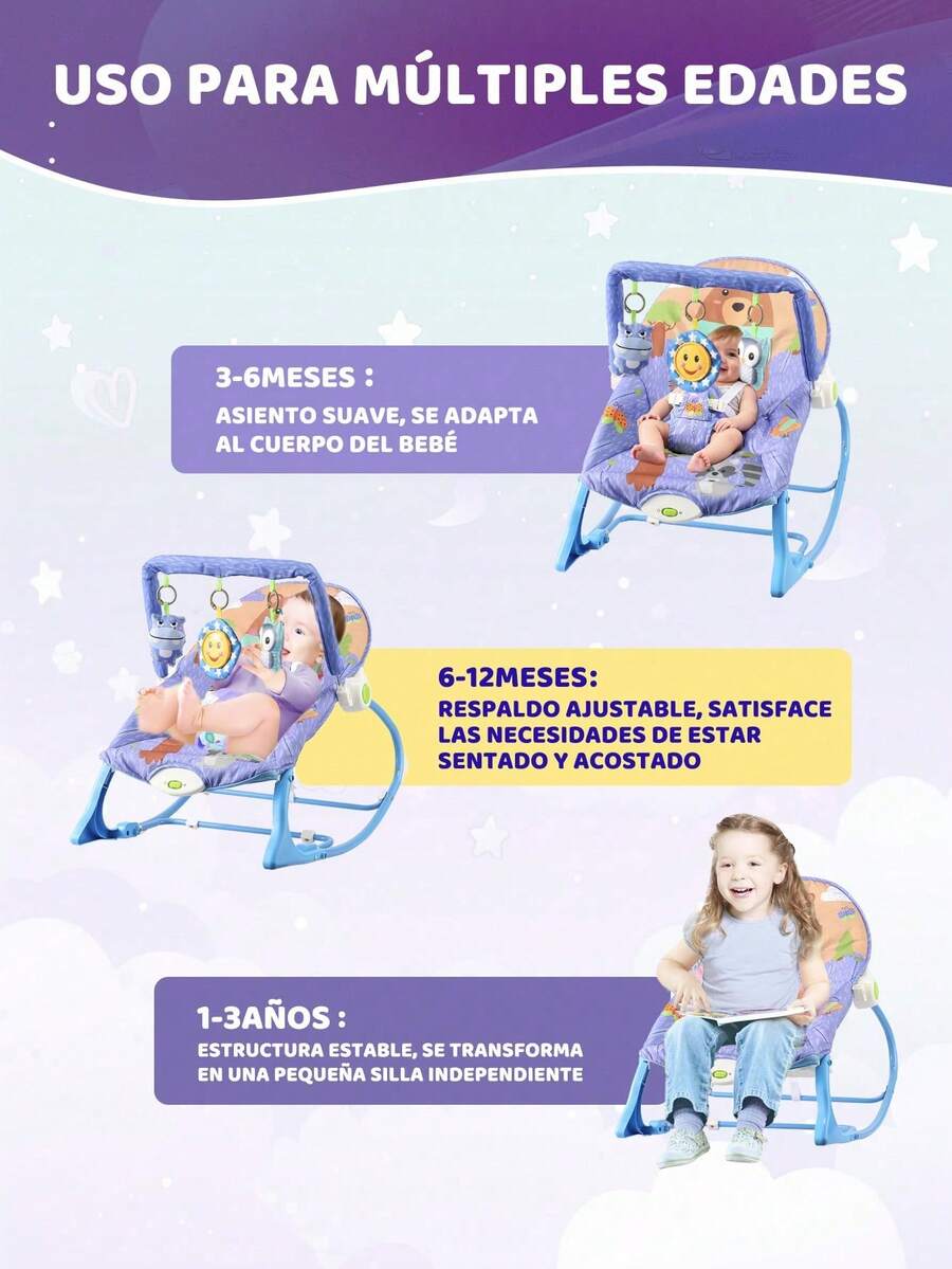 Silla mecedora multifuncional