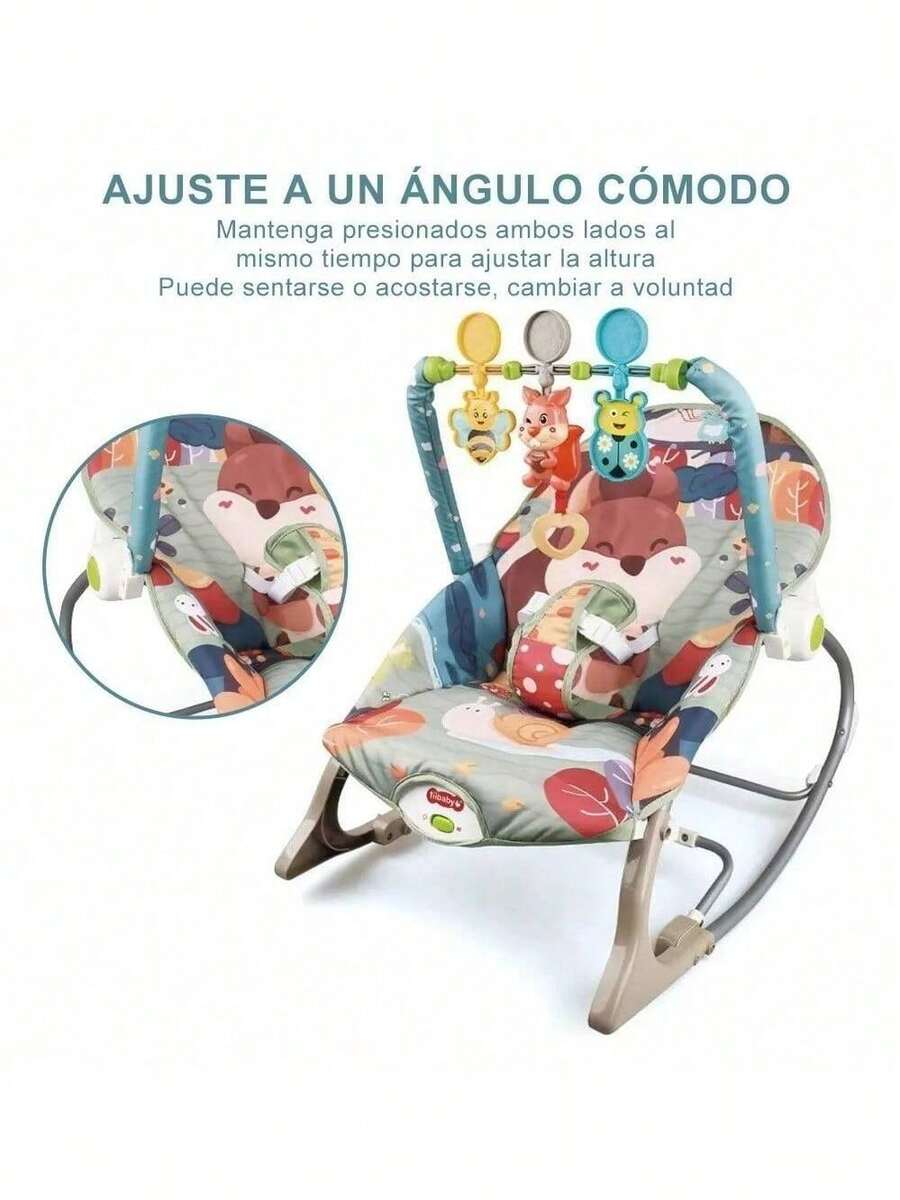 Silla mecedora multifuncional para bebé