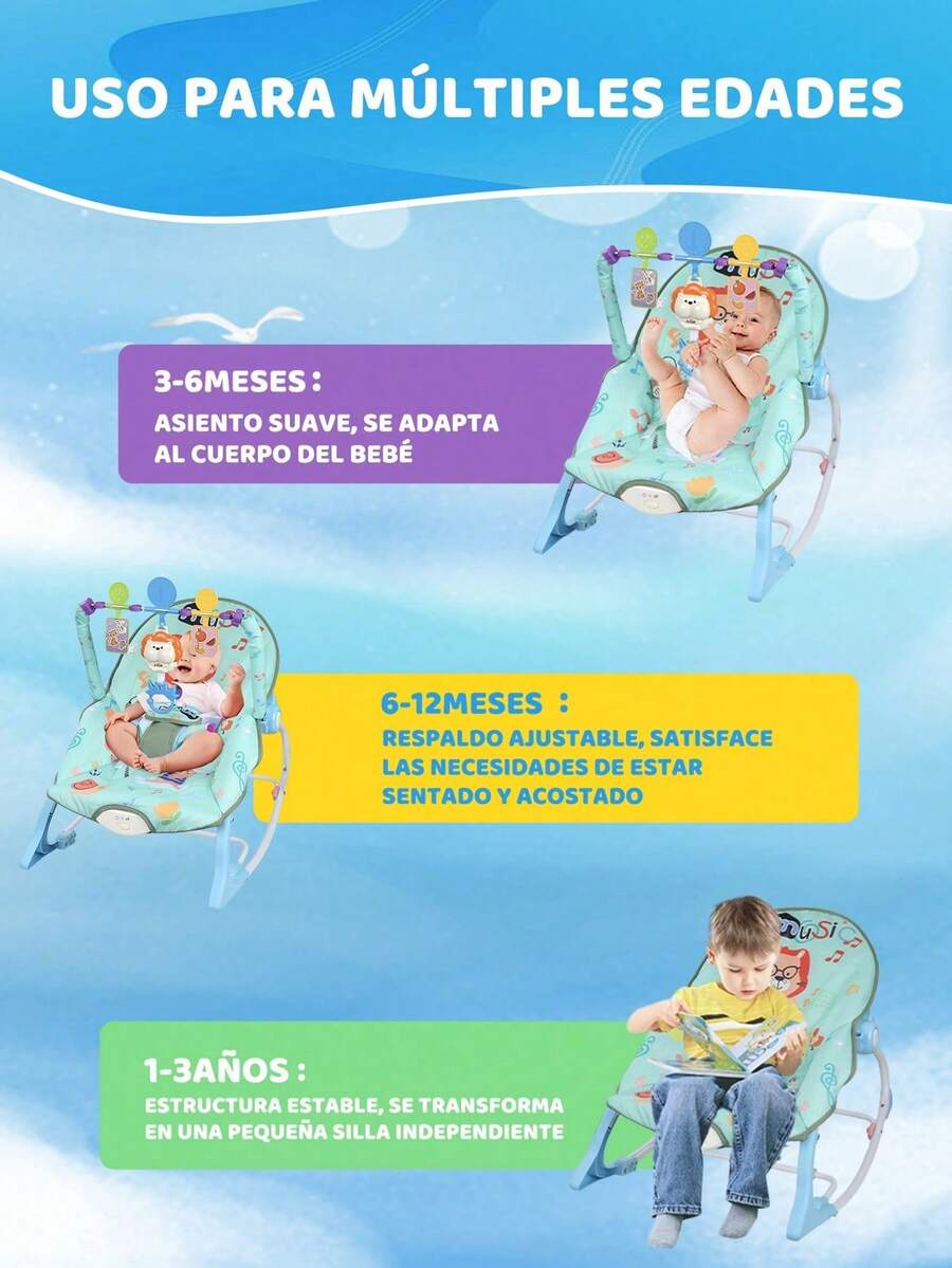Silla mecedora multifuncional