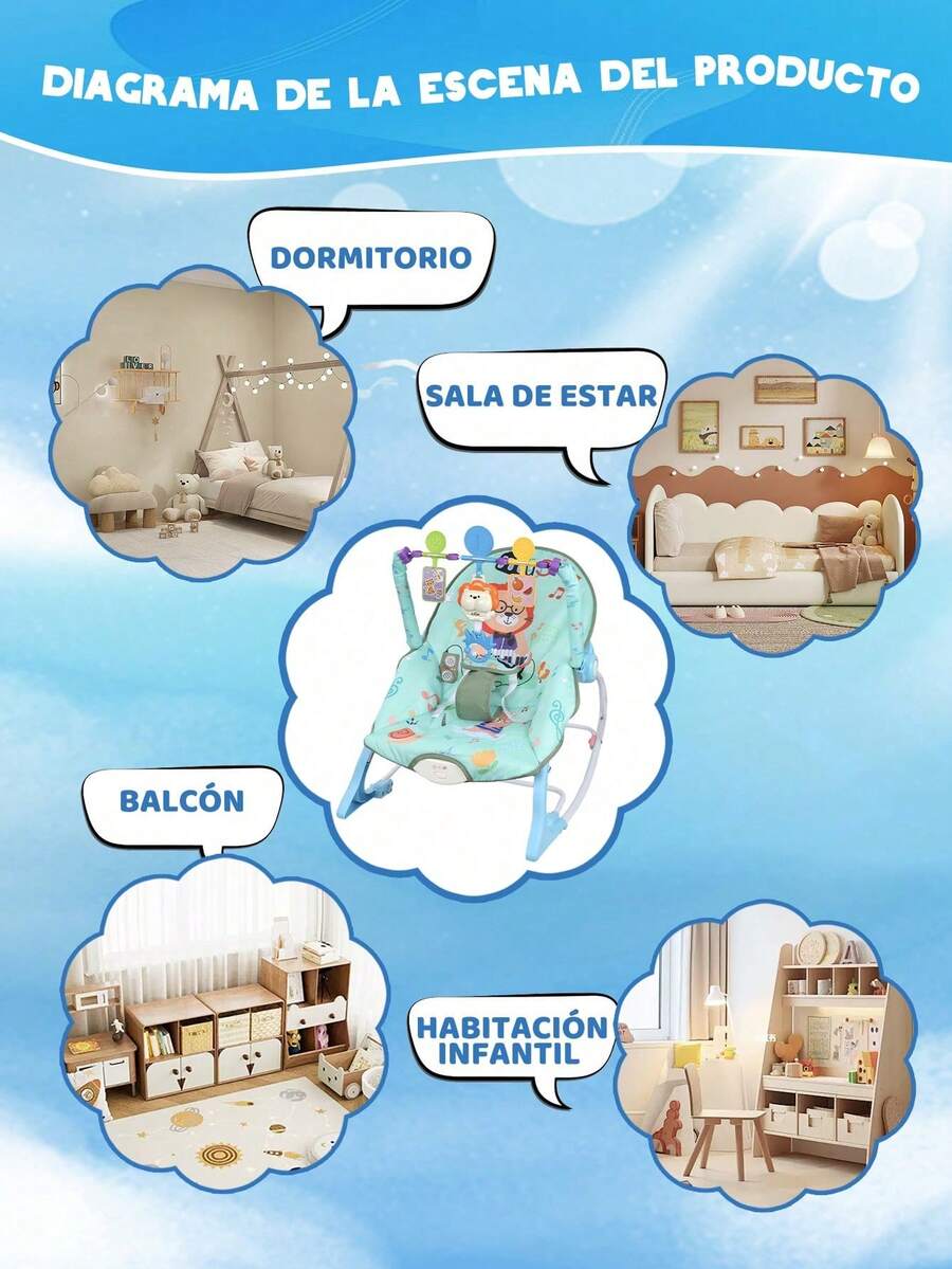 Silla mecedora multifuncional