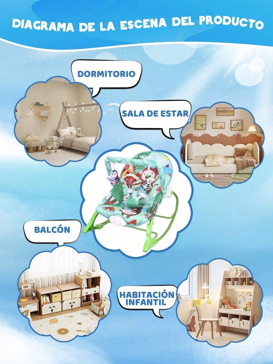 Silla mecedora multifuncional
