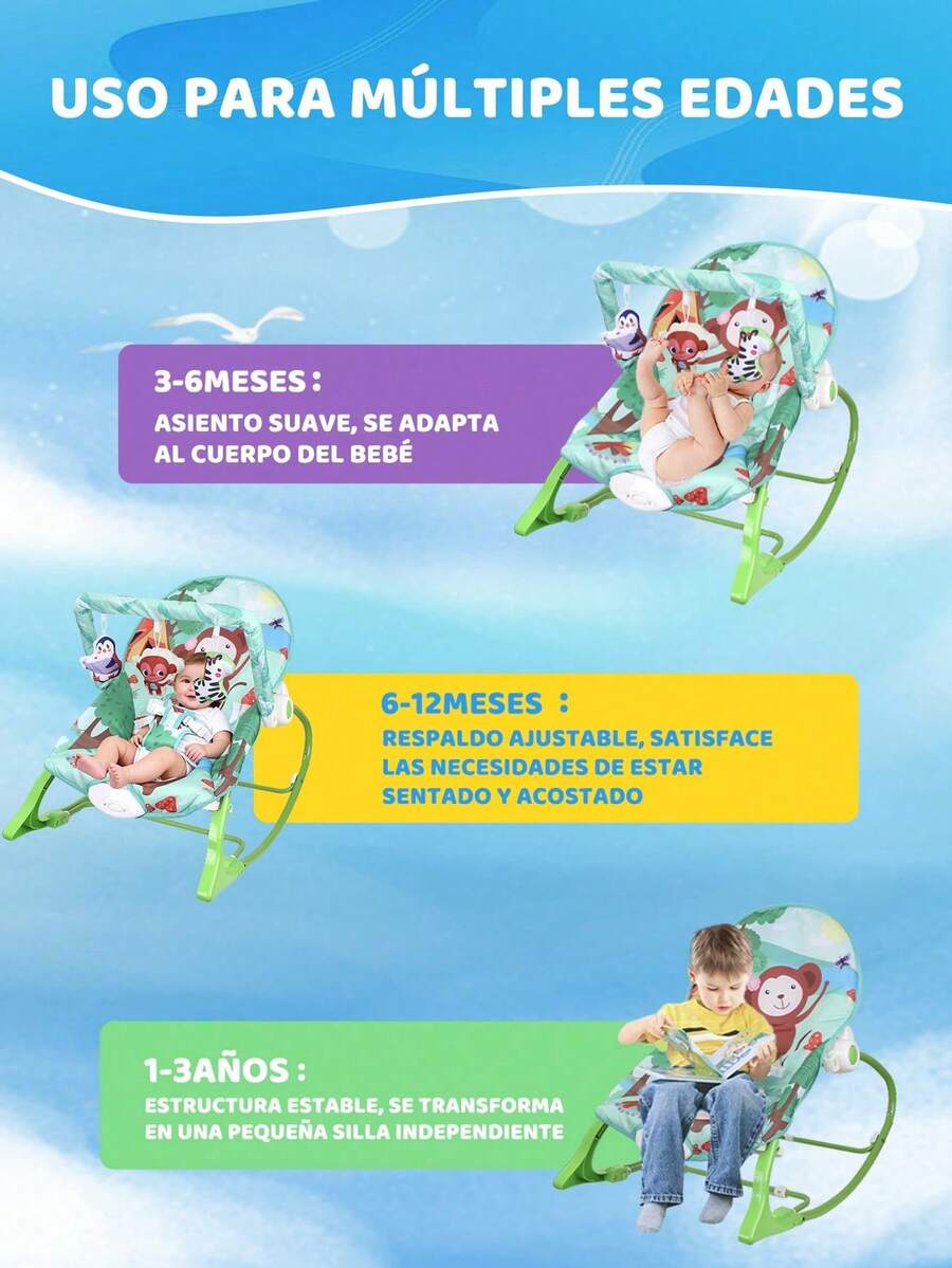 Silla mecedora multifuncional