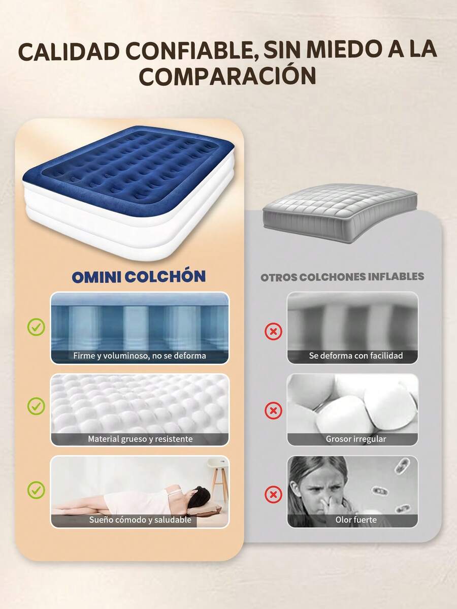 Colchón inflable de alta gama para acampar