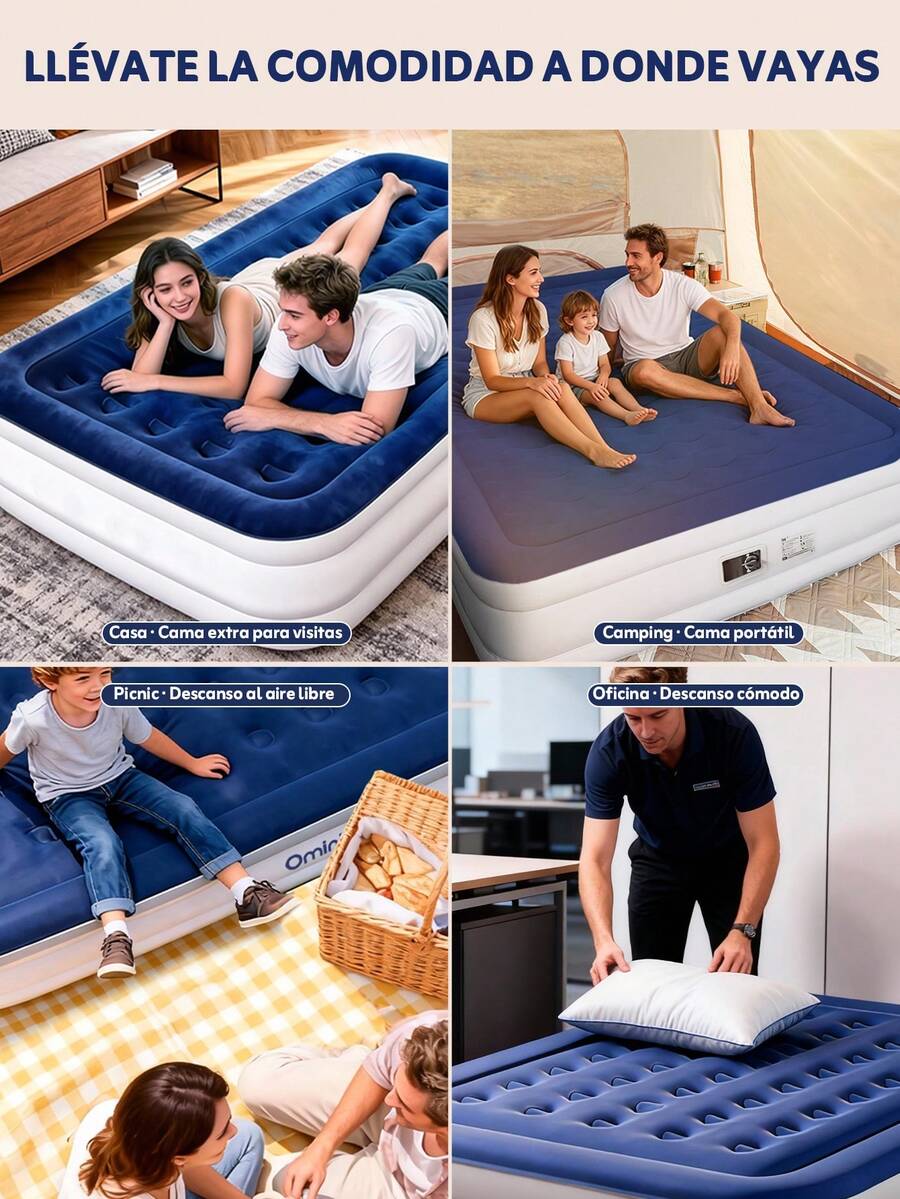 Colchón inflable de alta gama para acampar