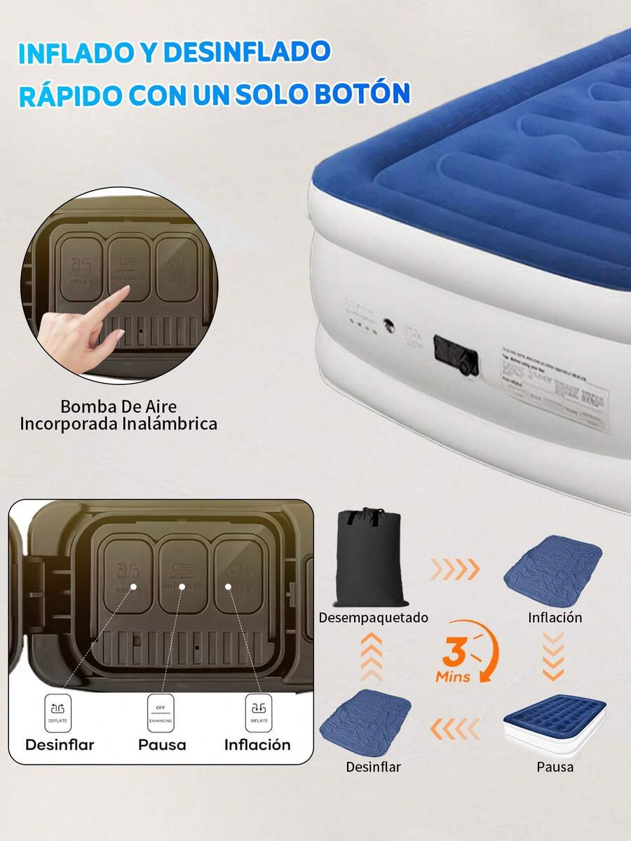 Colchón inflable de alta gama para acampar