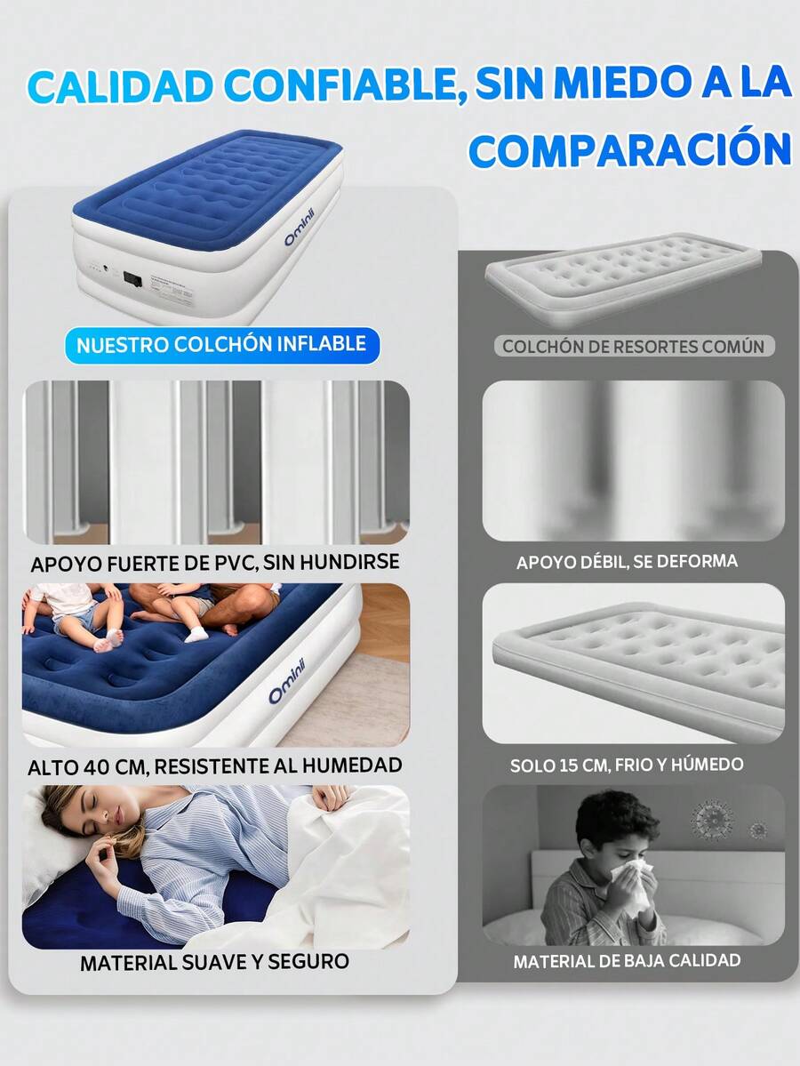 Colchón inflable de alta gama para acampar