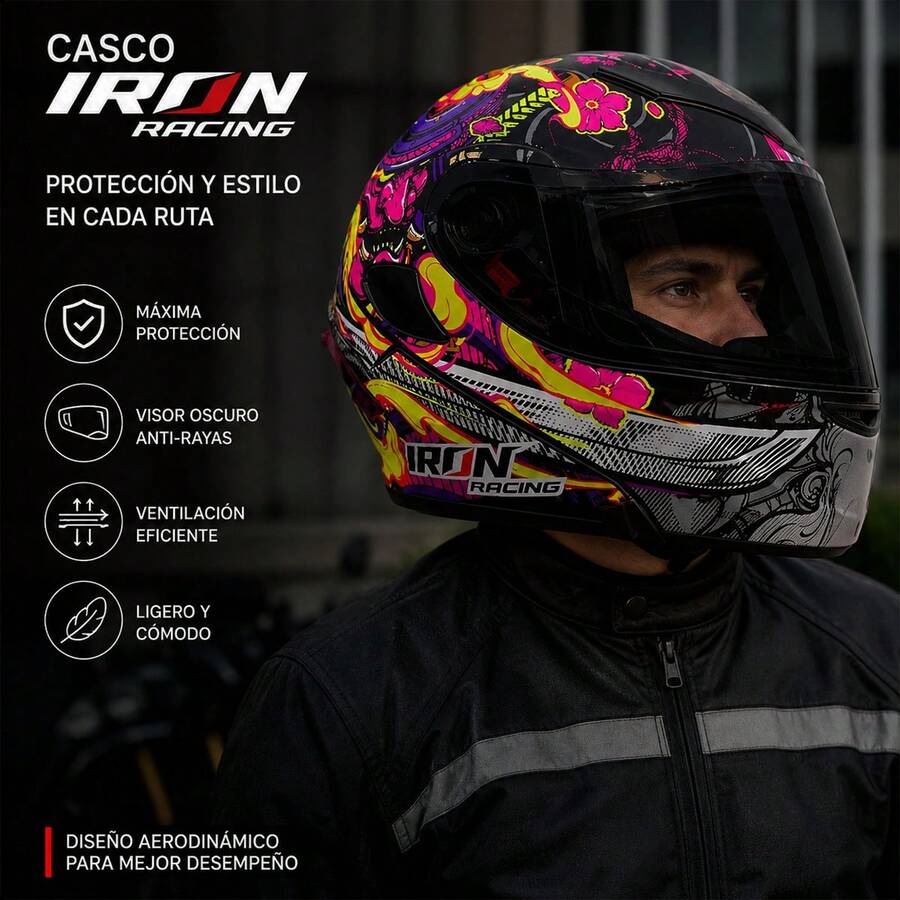 Casco Abatible IRON RACING