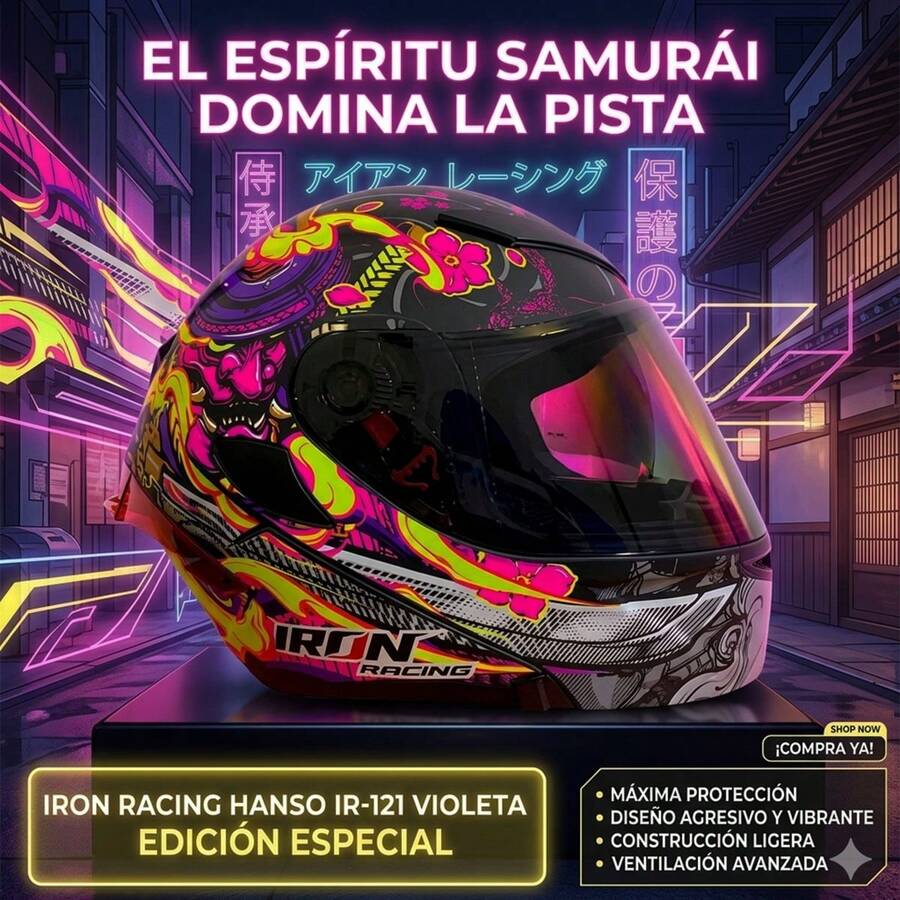 Casco Abatible IRON RACING