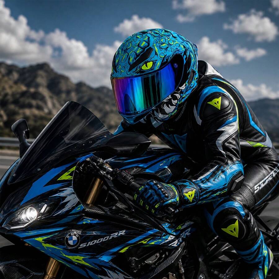 Casco Abatible Iron Racing