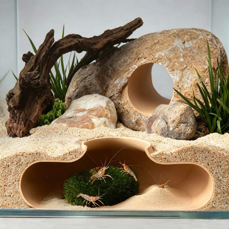 Túnel de acuario para peces