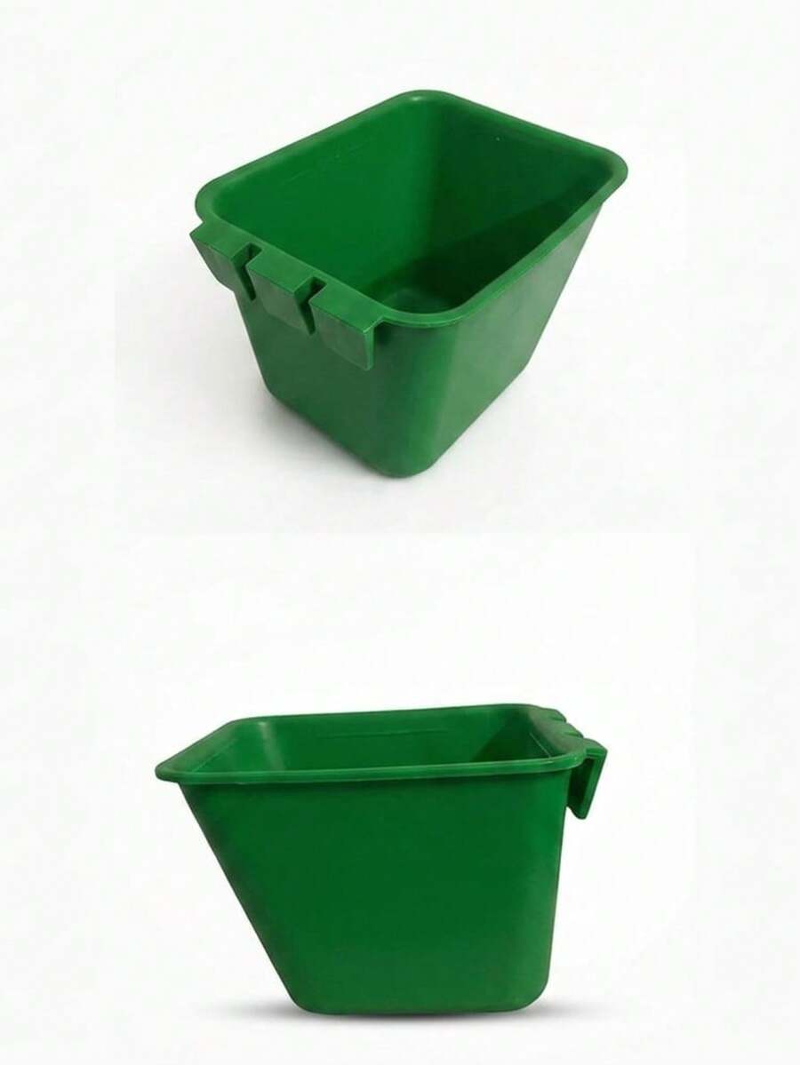 COMEDERO CUADRADO COLOR VERDE 20 PZ
