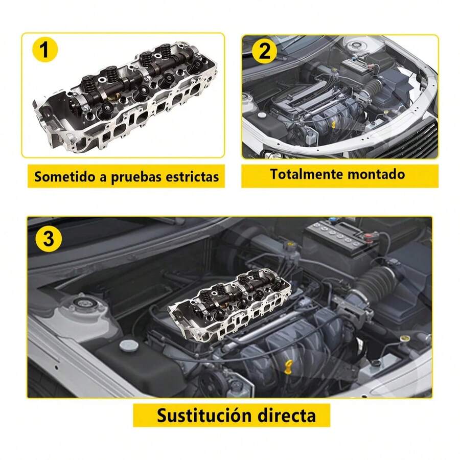 Culata Completa para 22R 2.4L Motor