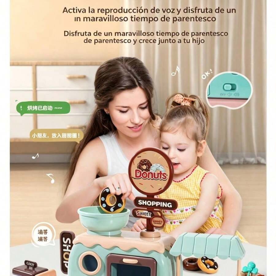 Juego De Tienda De Donas Para Niños Y Niñas