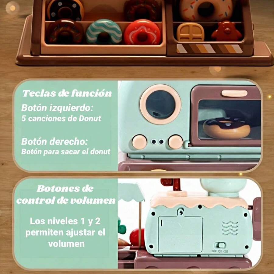 Juego De Tienda De Donas Para Niños Y Niñas