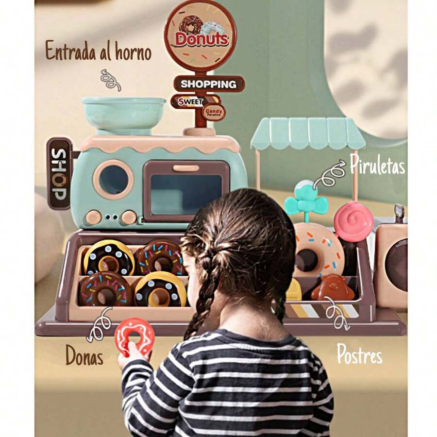 Juego De Tienda De Donas Para Niños Y Niñas