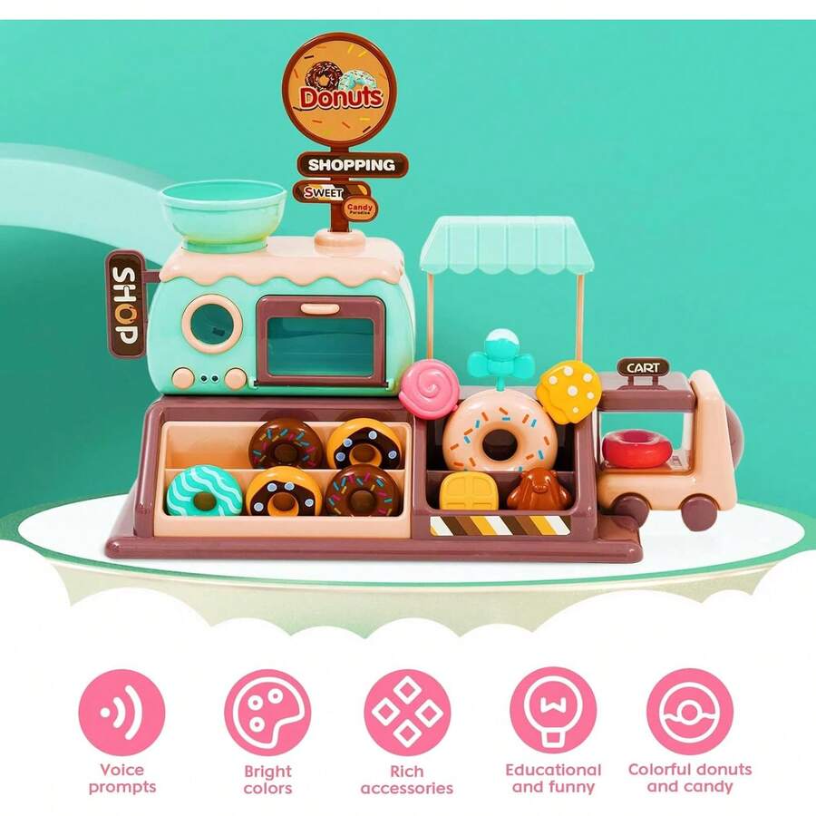 Juego De Tienda De Donas Para Niños Y Niñas