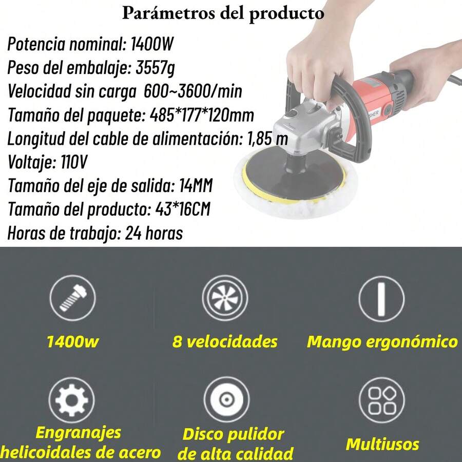 Pulidora Y Enceradora Eléctrica