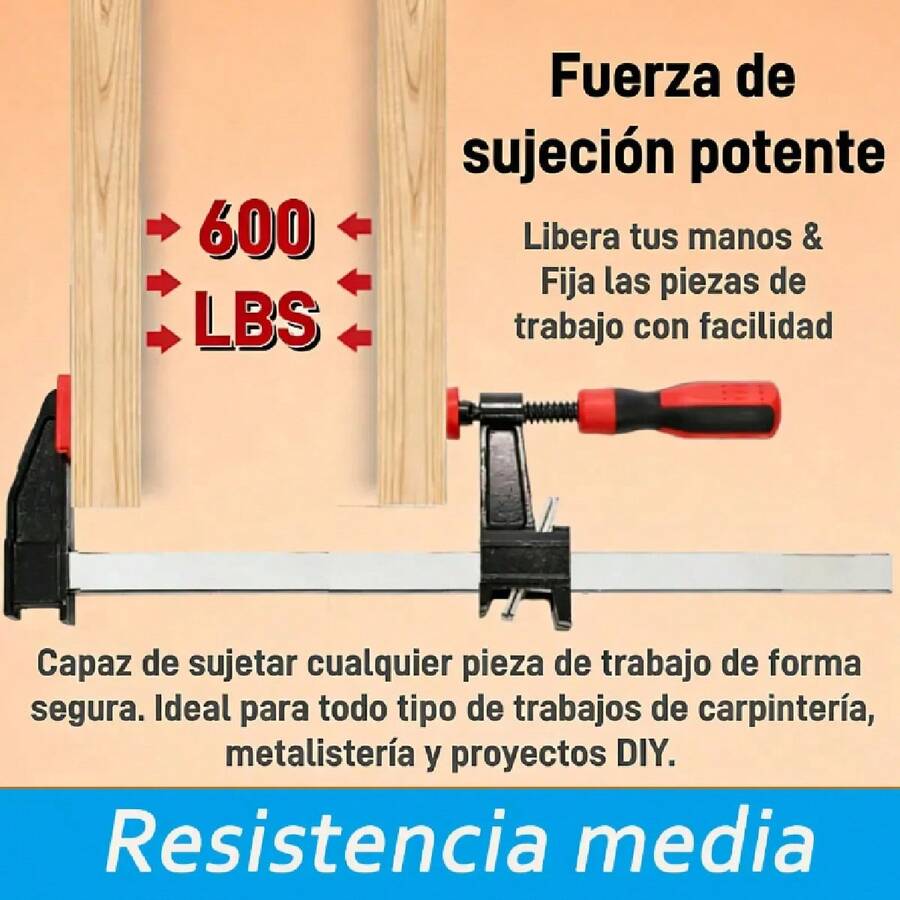 Juego de Abrazaderas de Barra Ajustable