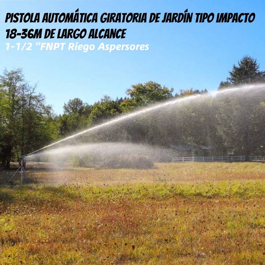 Aspersor De Impacto Rotativo Automático 360°