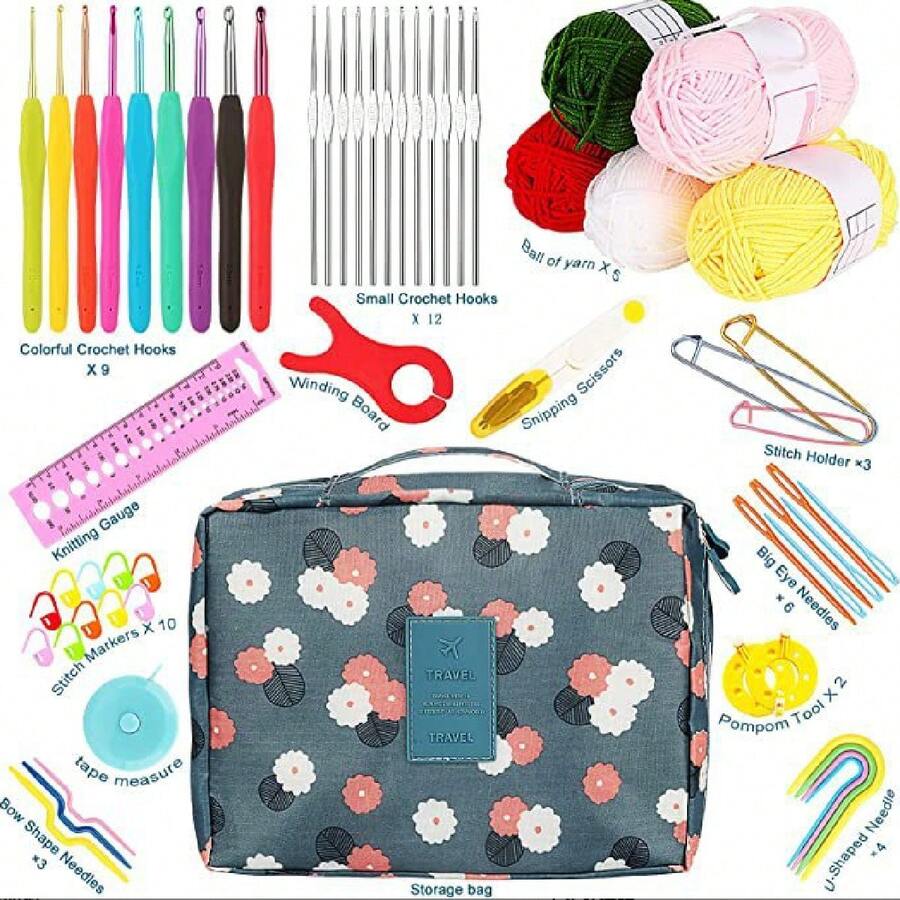 Kit completo de ganchillo para principiantes