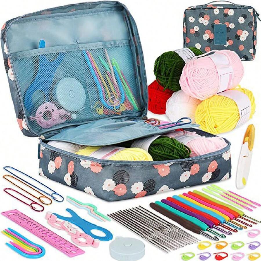 Kit completo de ganchillo para principiantes