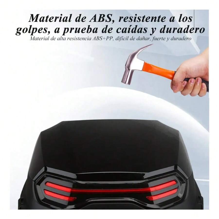 Maleta Trasera para Moto con Almohadilla