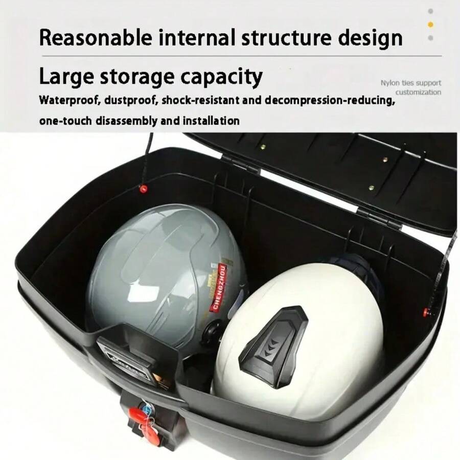 Cajuela para Moto 45L – Caja Trasera Universal