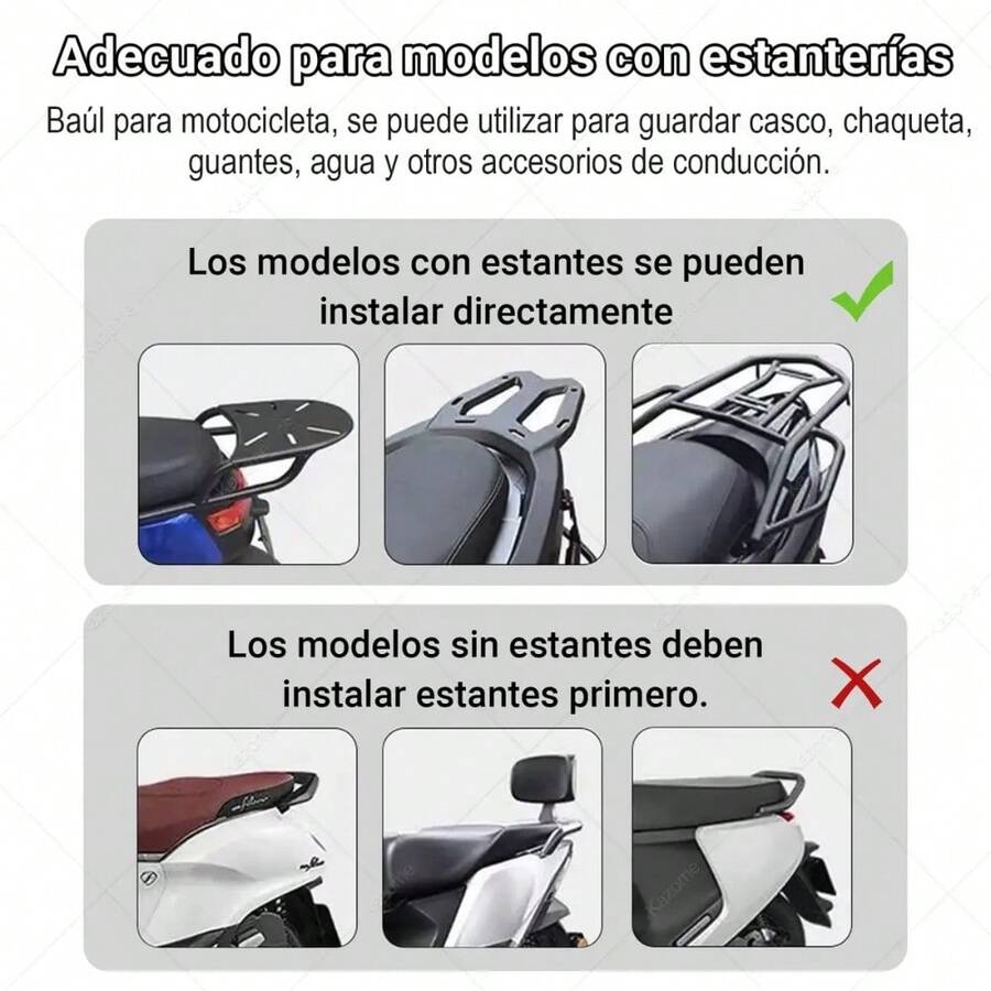 Cajuela para Moto 35L