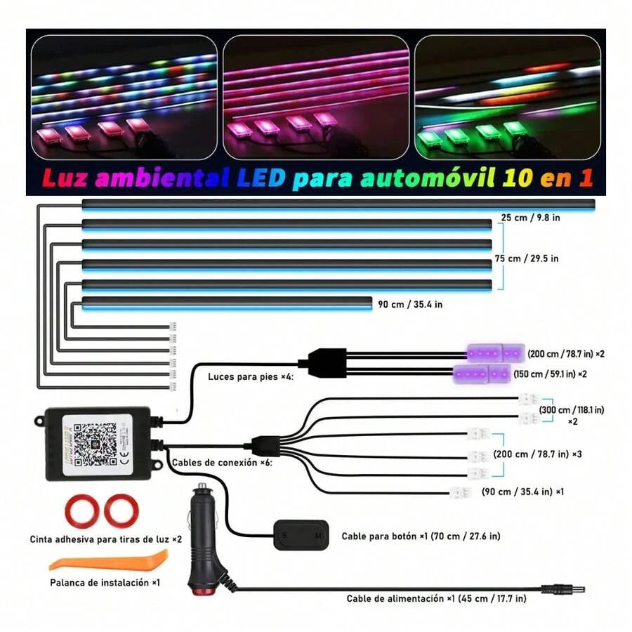 Luces LED Interior para Auto