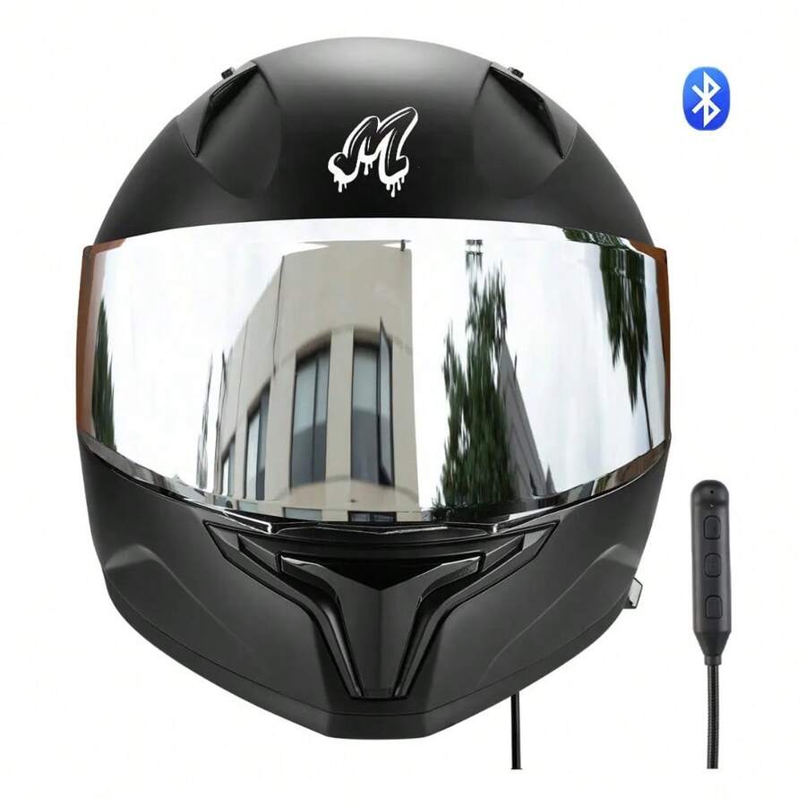 Casco Moto con Bluetooth y Luz