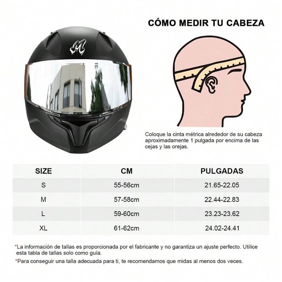Casco Moto con Bluetooth y Luz