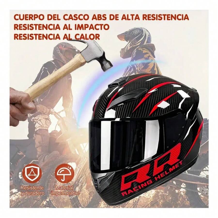 Casco Integral Deportivo Para Motocicleta