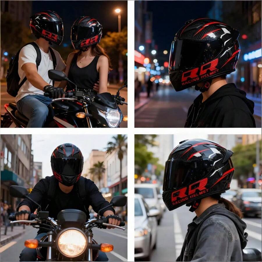 Casco Integral Deportivo Para Motocicleta