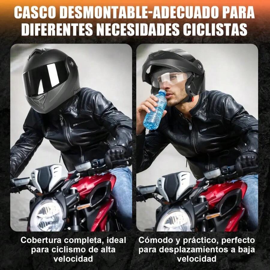 Casco Integral Deportivo Abatible
