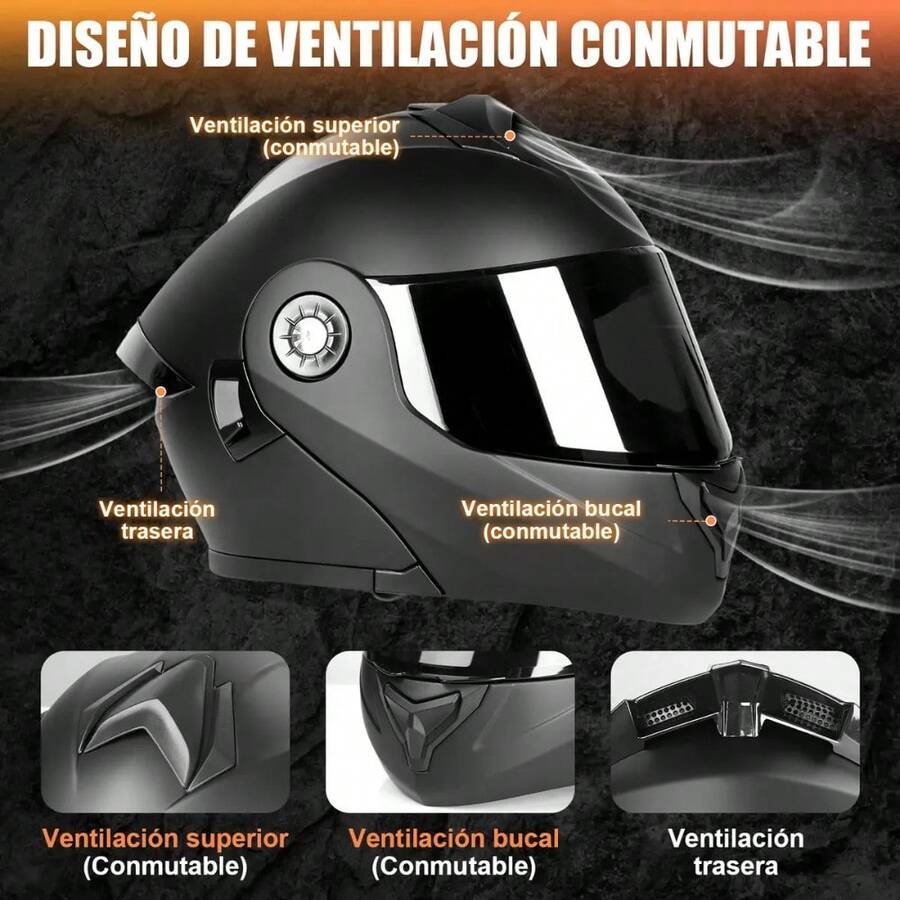 Casco Integral Deportivo Abatible