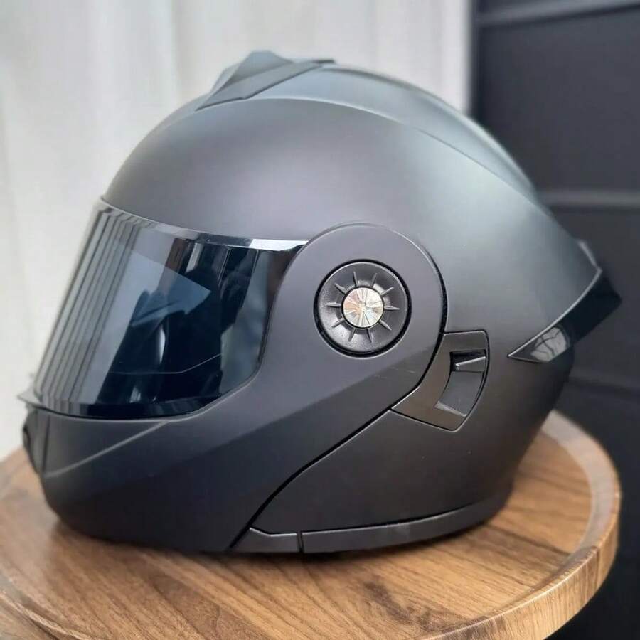 Casco Abatible para Moto con Doble Visera
