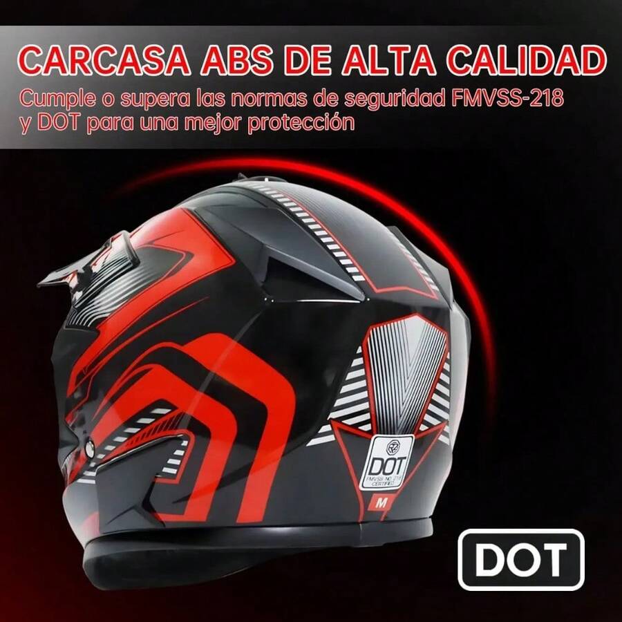Casco ATV Cross con Guantes