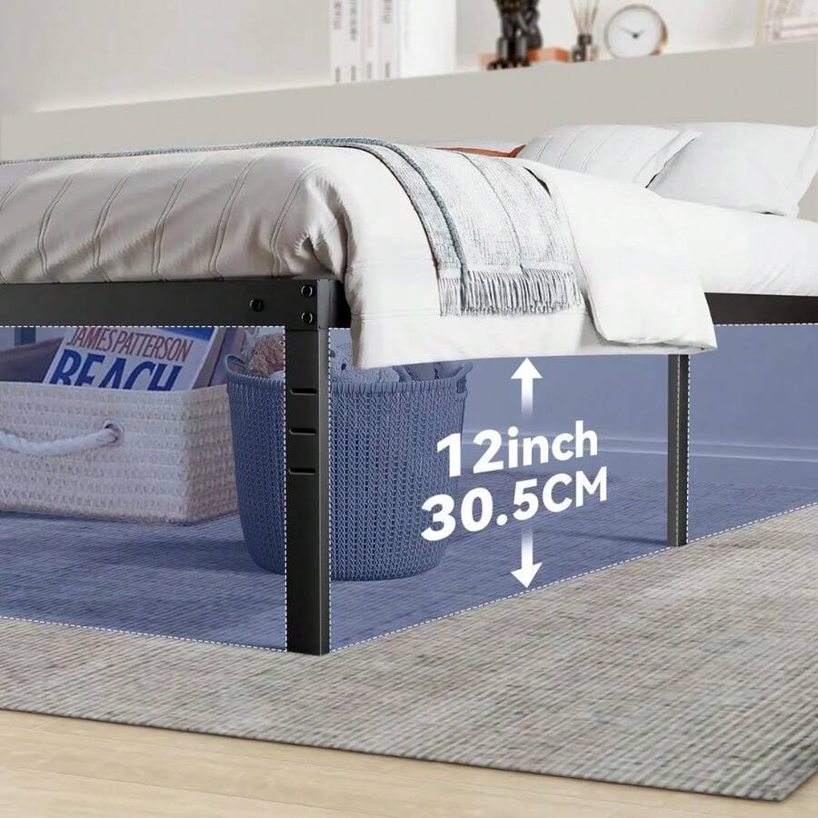Base de Cama Individual de Metal
