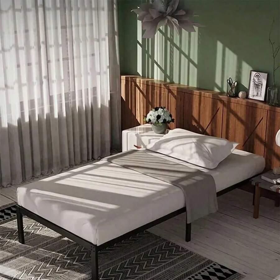 Base de Cama Individual de Metal