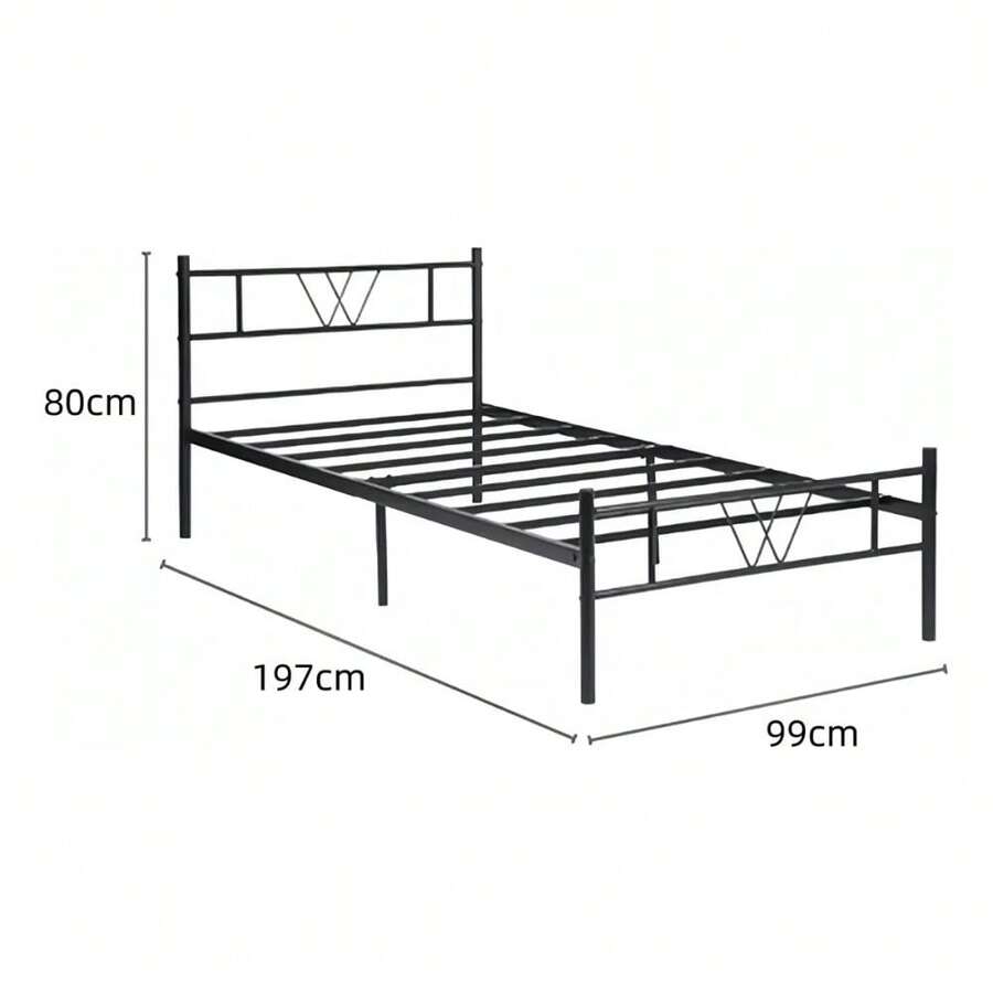 Cama Individual de Metal