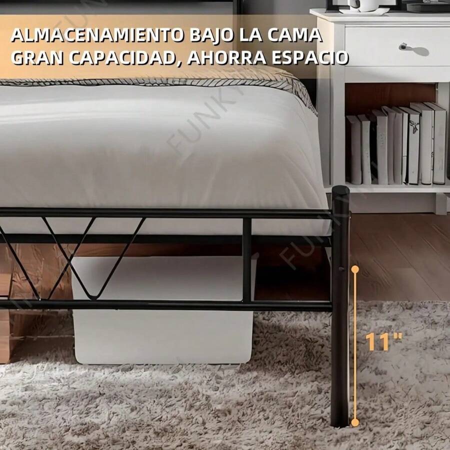 Cama Individual de Metal