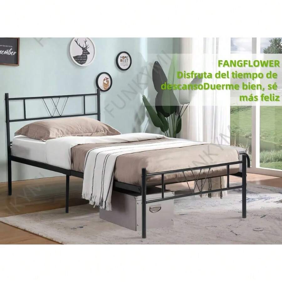Cama Individual de Metal