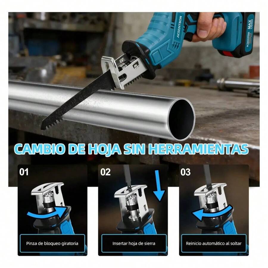 [Cortadora Inalámbrica de 1000 W]Sierra Multiusos