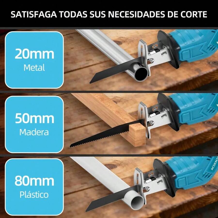 [Cortadora Inalámbrica de 1000 W]Sierra Multiusos